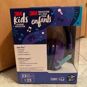 3M kids hearing protection earphones ear muffs - New in box